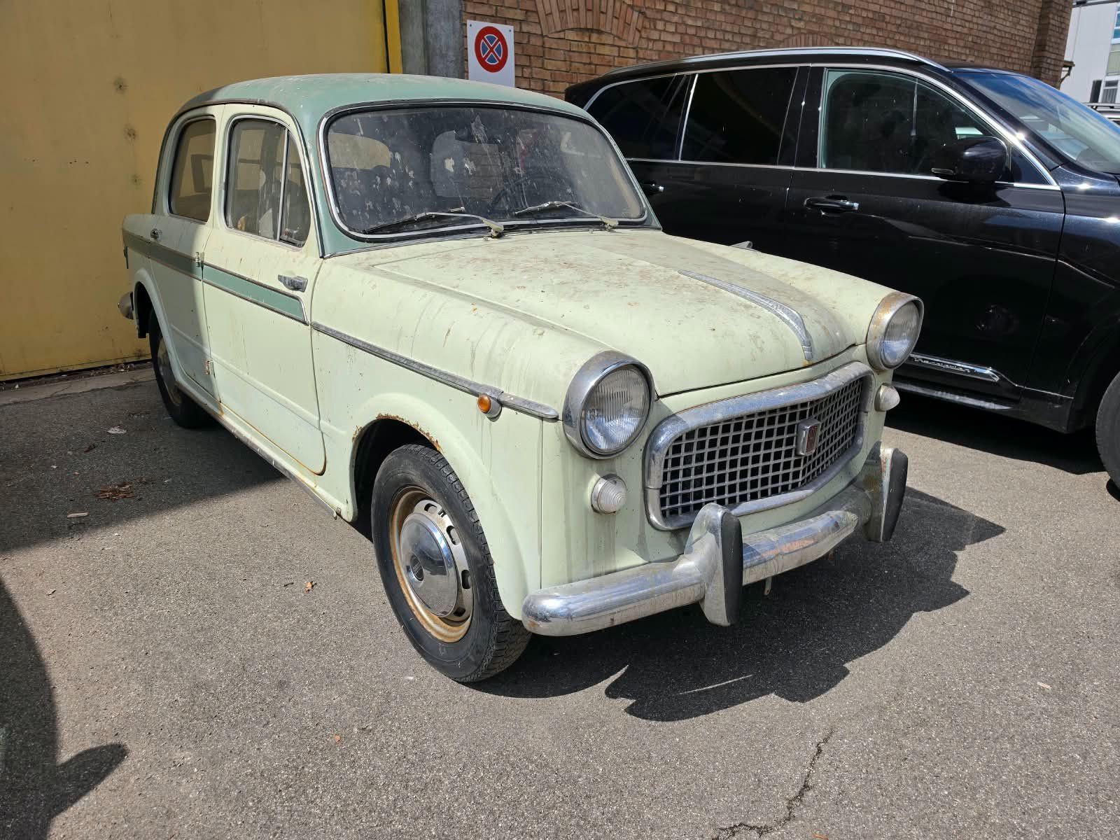 Fiat Automobili: Fiat 1100 Oldtimer 1959 Restaurationsobjekt – Usato da Allschwil venduto da MAS-Auto-Allschwil 2