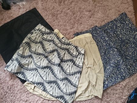 Minijupe Set, benetton, vero moda, zebra, Gr. 38/M