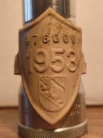 Velonummer Bern 1953 Bär 476000 Metall Rund