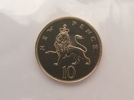 10 Pence 1974 PP