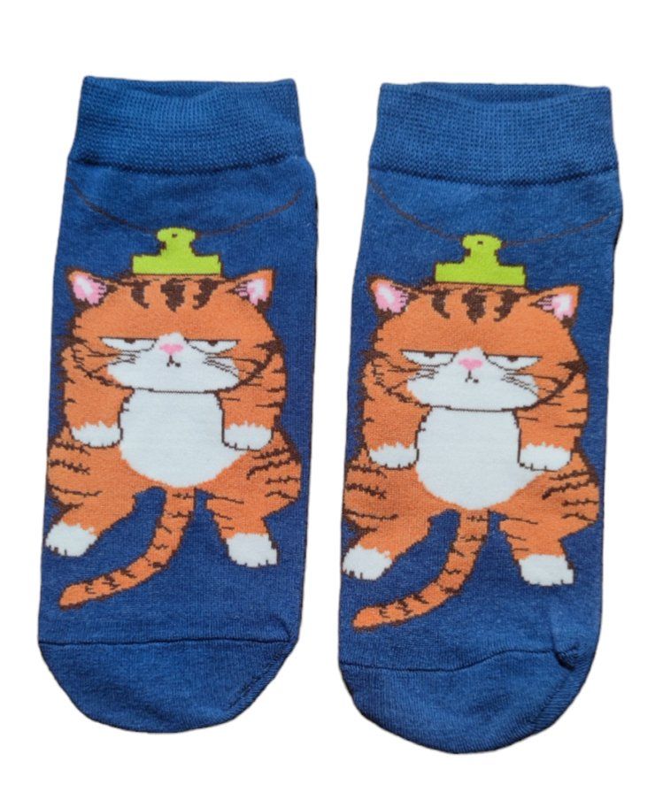 Calze: Sneaker-Socken Grumpy-Cat / Katzen / Cats – Nuovo e nell'imballaggio originale da Zürich venduto da amysmith