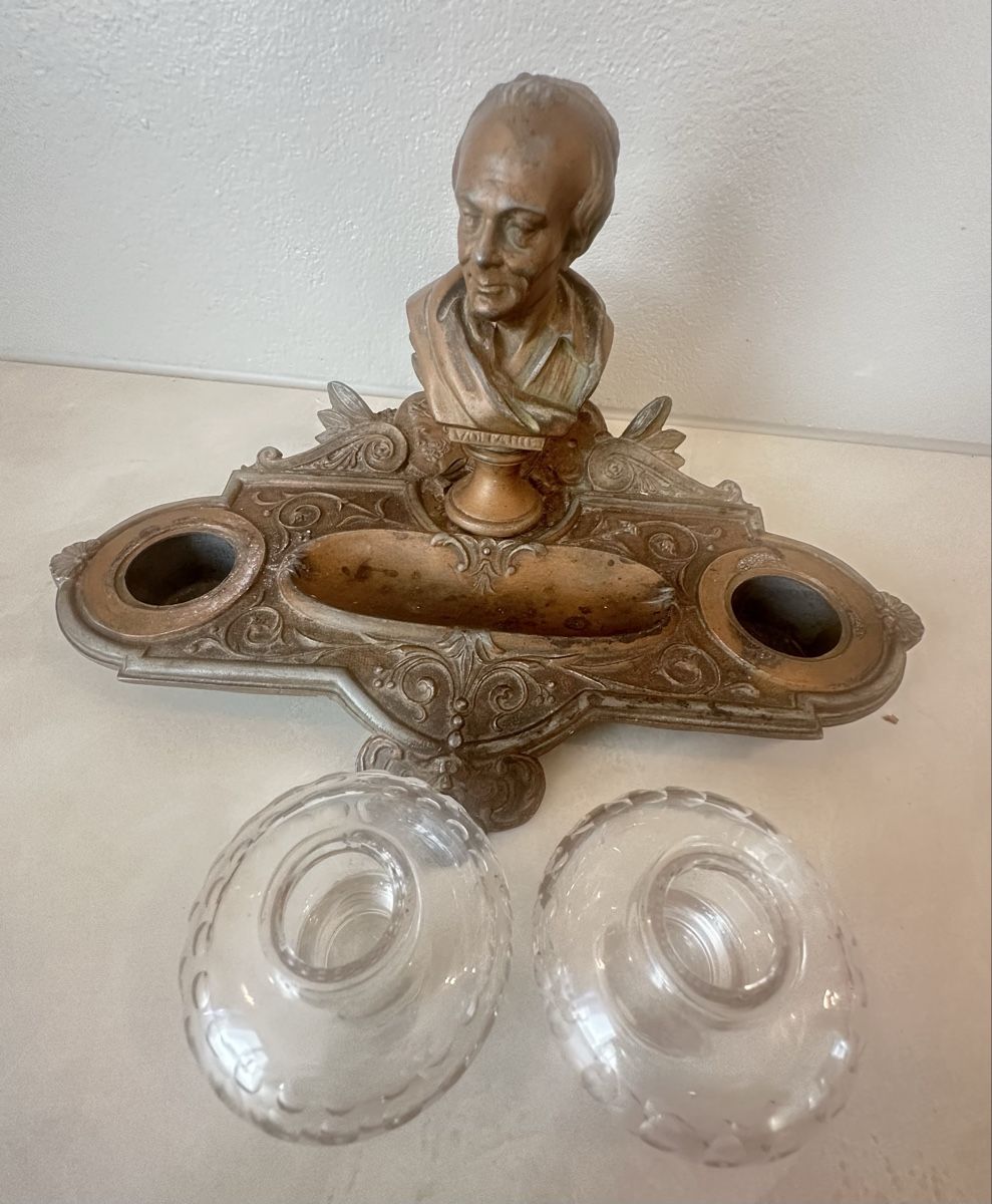 Altro in Antiquarato & Arte: Antikes Tintenfass, Voltaire,Bronze 28x17cm – Usato da Nebikon venduto da Vanessa2003 4