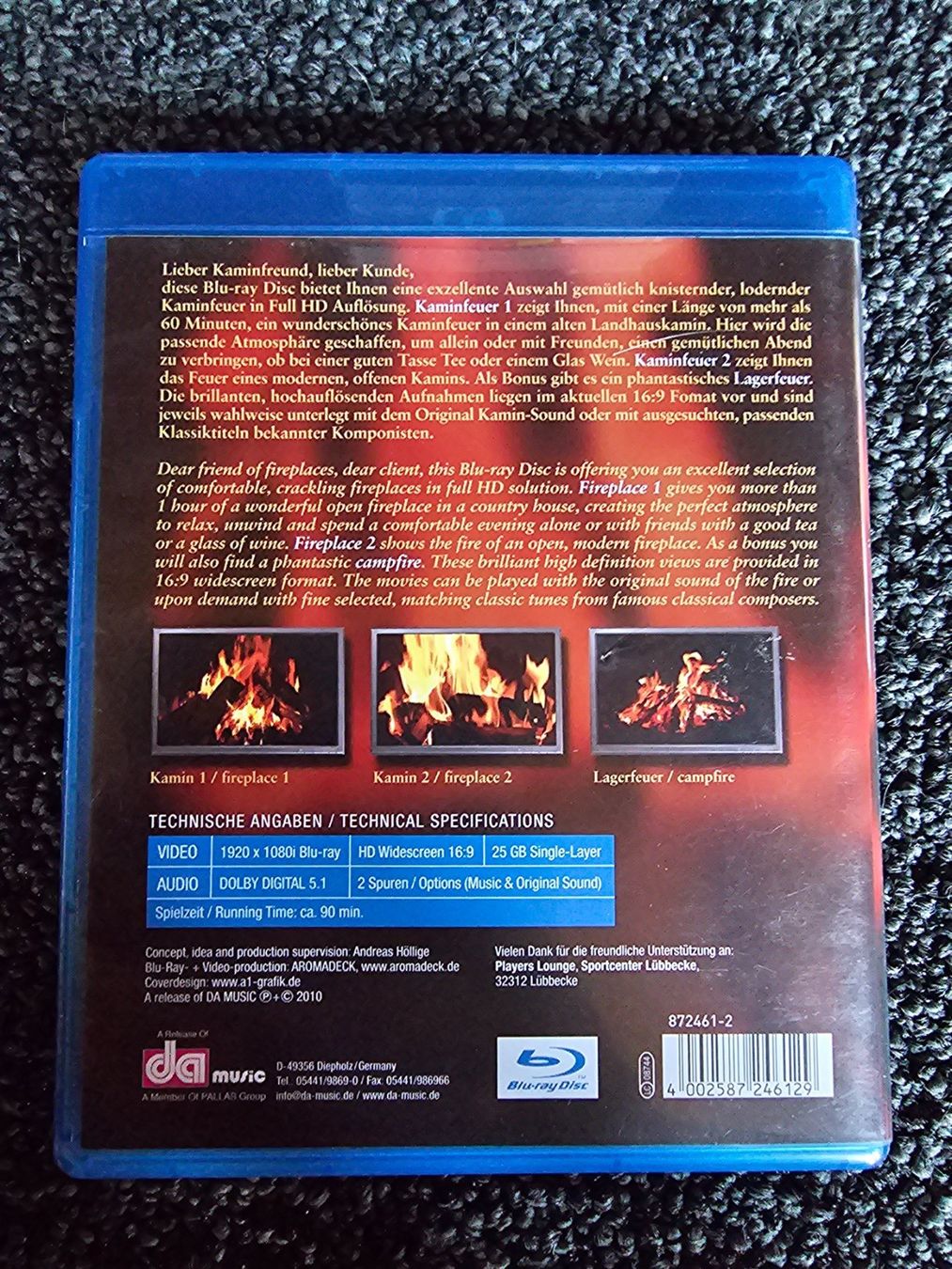Alle DVDs: KAMINFEUER ATMOSPHARE HD – Gebraucht aus Ruswil von jan_bxl5 1
