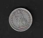 Toutes les monnaies: CH- 2 FR.  1944  SILBER  Gebraucht – D'occasion à Gordola par coinsandnotes 1