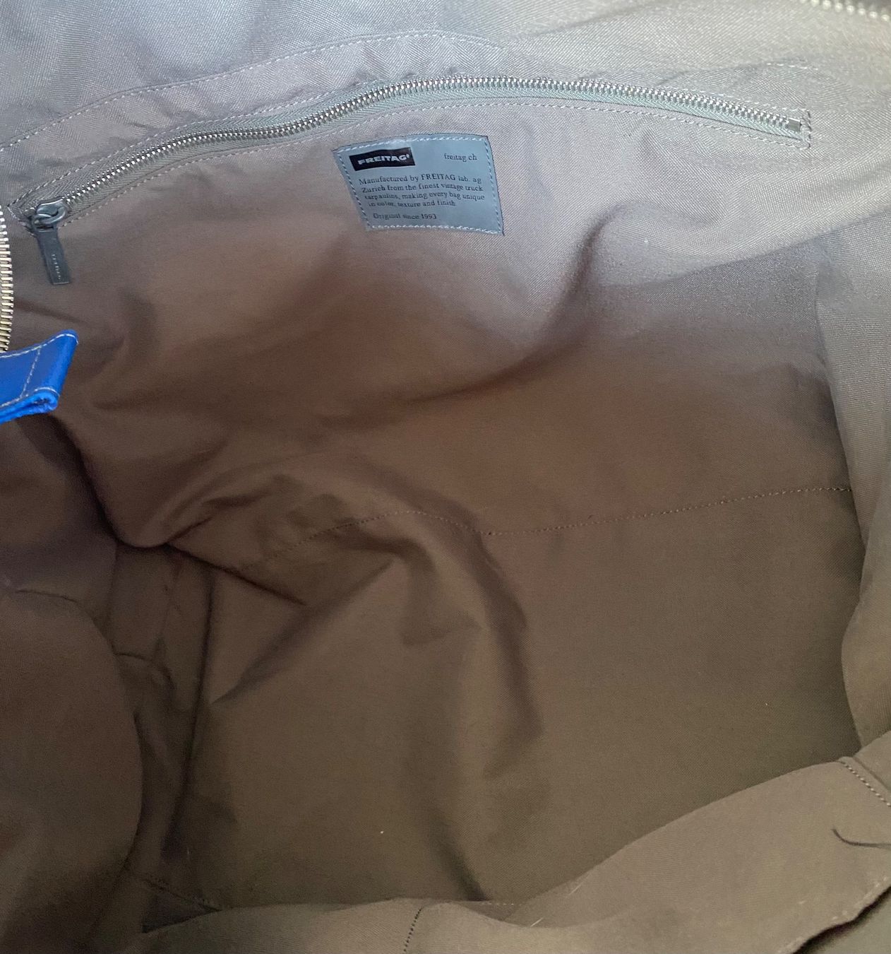 Freitag Borse: Freitag Reference R516 Hilten Weekender-Tasche - blau – Usato da Bern venduto da Mimmo00 9