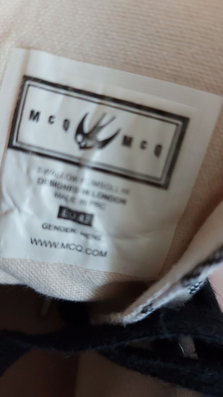 Scarpe da uomo: McQ Sneaker – Usato da Nebikon venduto da Draga25 6