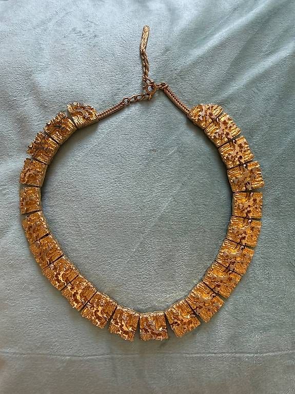 Catenine: Colier vintage plaque or – Usato da Payerne venduto da kni_w6xk