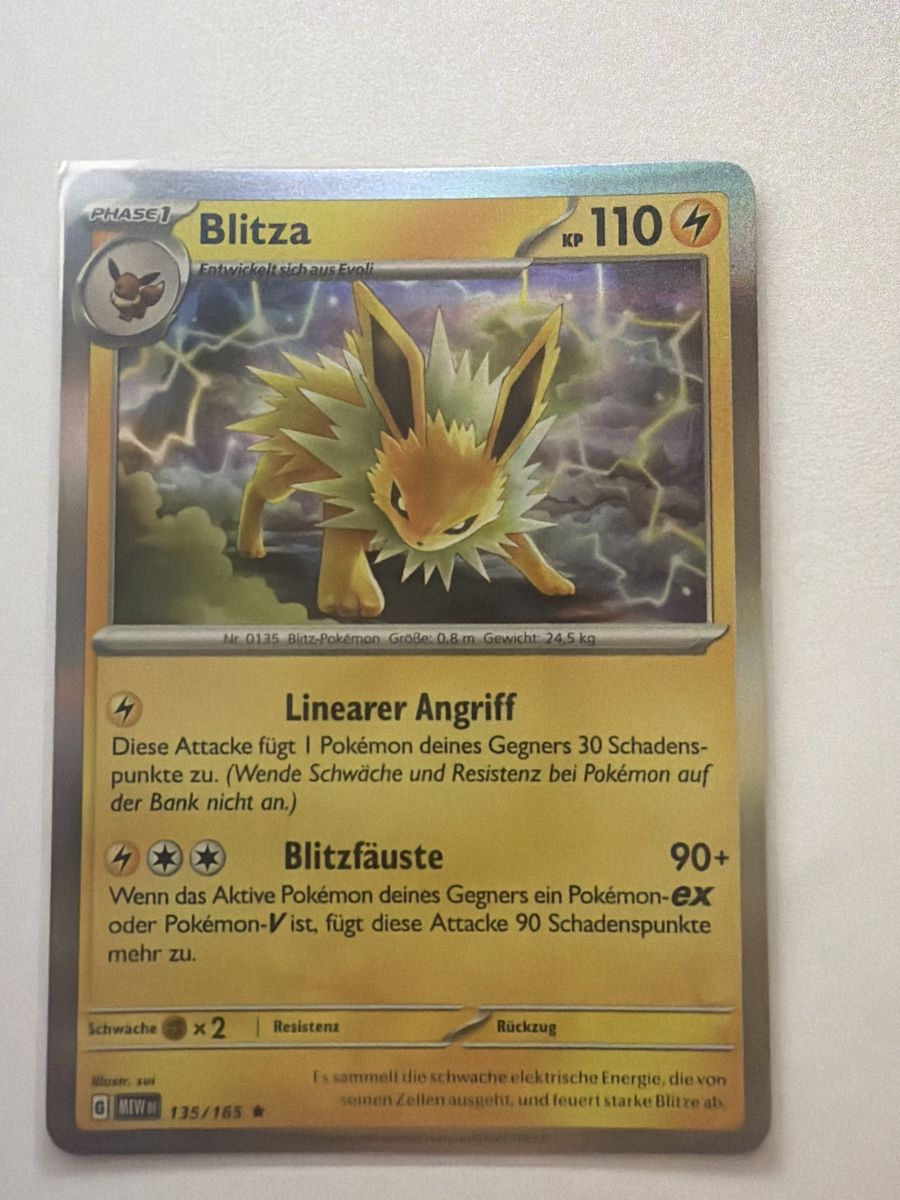 Pokémon Carte collezionabili: Blitza/ 151/ 135-165 – Nuovo (secondo la descrizione) da Tafers venduto da TCG911