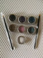 Augenlid Glitzerpulver von Wimpernwelle