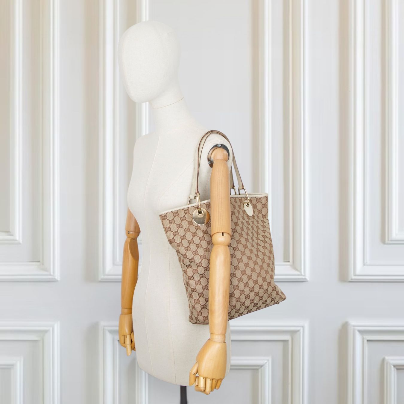 Gucci Taschen für Damen: Gucci Shopper GG beige – Gebraucht aus Binningen von Designerlabels 1