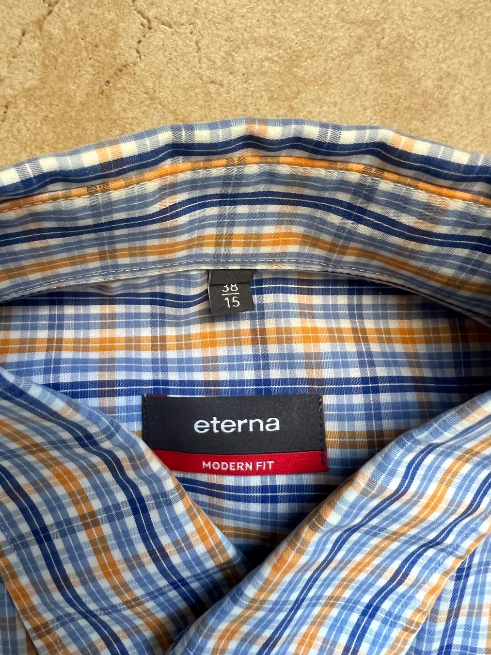 Eterna Camicie: Hemd kurzarm Eterna Modern Fit Grösse 38 – Usato da Brunnen venduto da Bonitoman 1