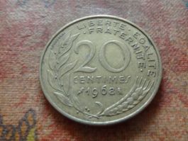 FRANCE  20 Centimes  1968  (P)