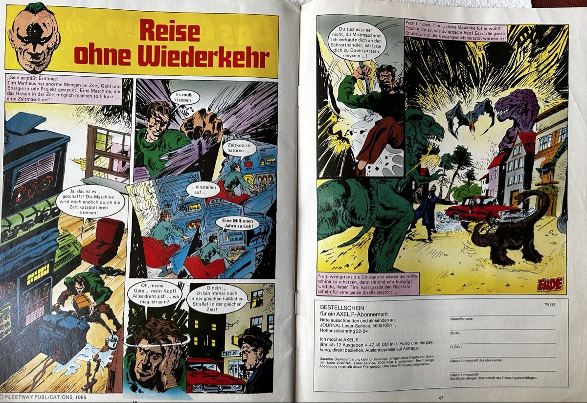 BD: 2 Axel-Comics, Heft 7, 1988, Heft 16, 1989 – D'occasion à Lengnau BE par AgriOttu 6