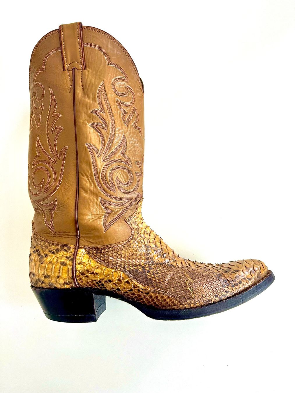 Scarpe da uomo: JUSTIN echt Python Schlangenleder Cowboystiefel Grösse 11 – Usato da Lugnorre venduto da remu62 4
