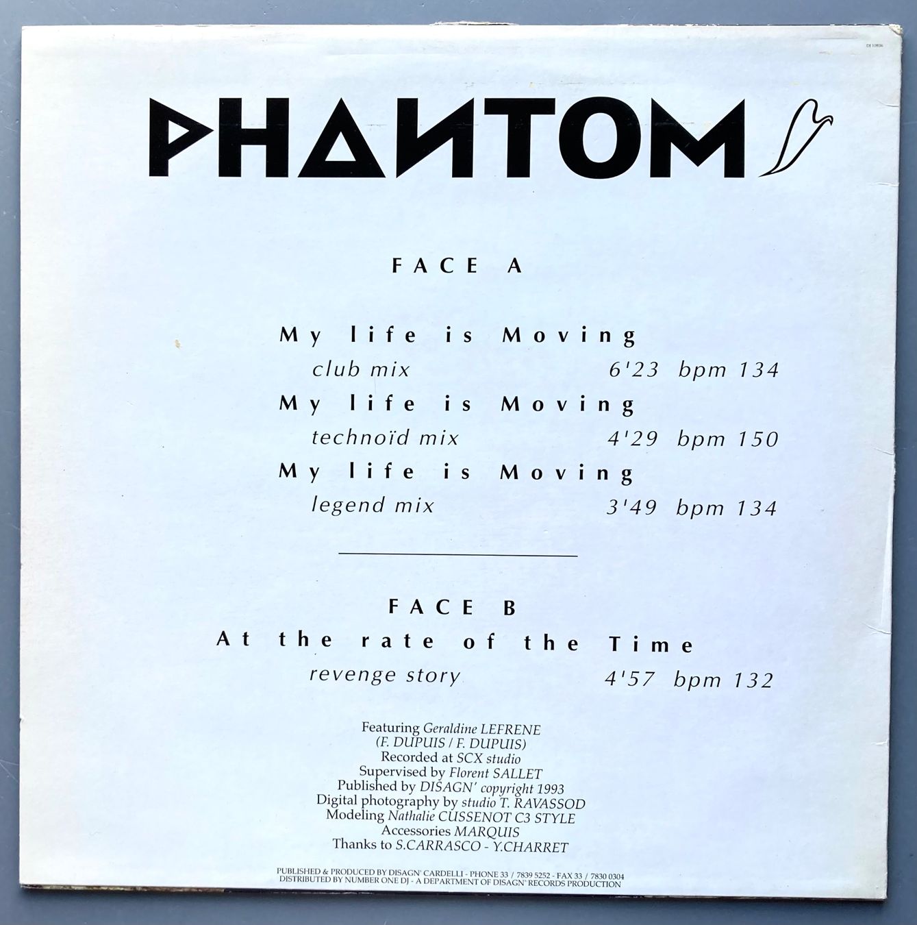 Vinyles: PHANTOM - MY LIFE IS LOVING – D'occasion à Poliez-Pittet par Newtown-Records 1