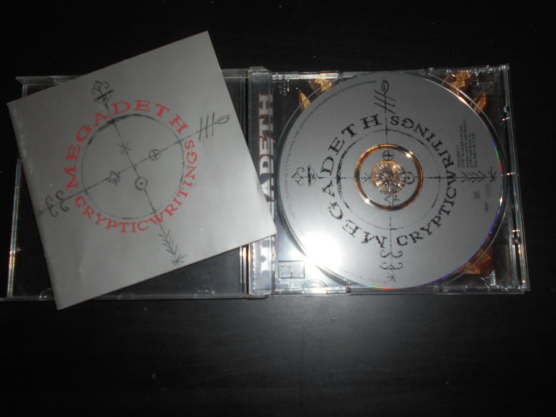 CD: Megadeth – Cryptic Writings / 1997 – Usato da Aarberg venduto da witchhunter01