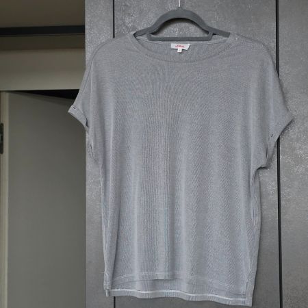 🐸 S.OLIVER T-SHIRT ULTRA FEINRIPP S