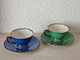 2er Set Vintage Tassen - Langenthaler P. - 1950er - Top Z.☕️