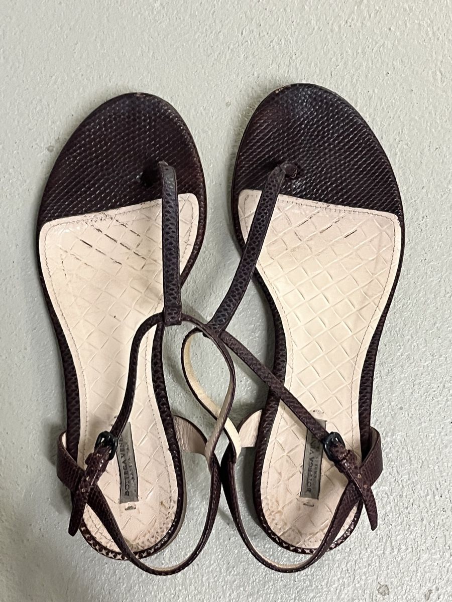 Bottega Veneta Chaussures femmes: Bottega Veneta Python Sandals  – D'occasion à Pfäffikon SZ par Zitrone_100 2