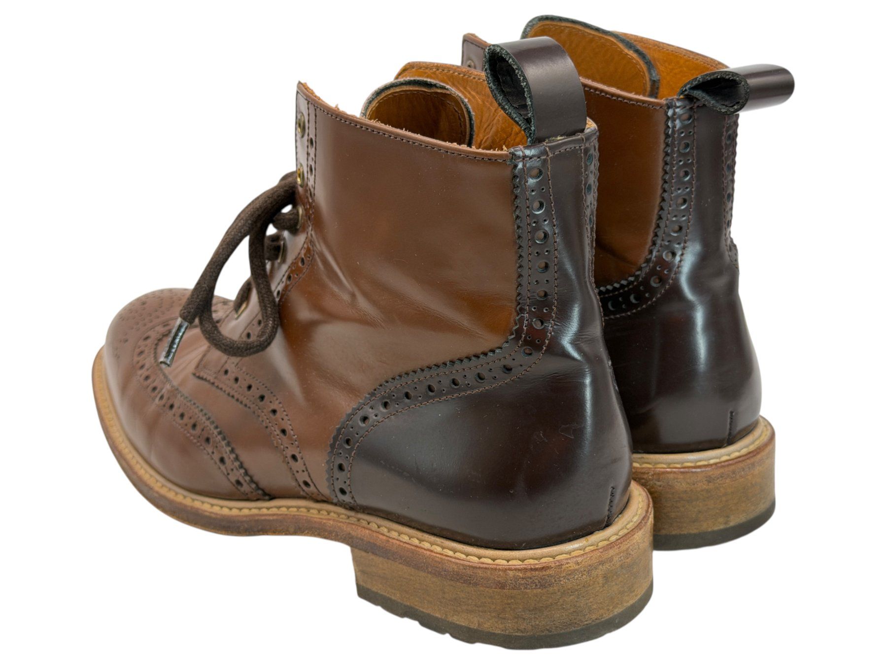 Navyboot Scarpe da donna: Bottines Navyboot en cuir marron. Pointure 41 – Usato da Morges venduto da objetsdepoque 7