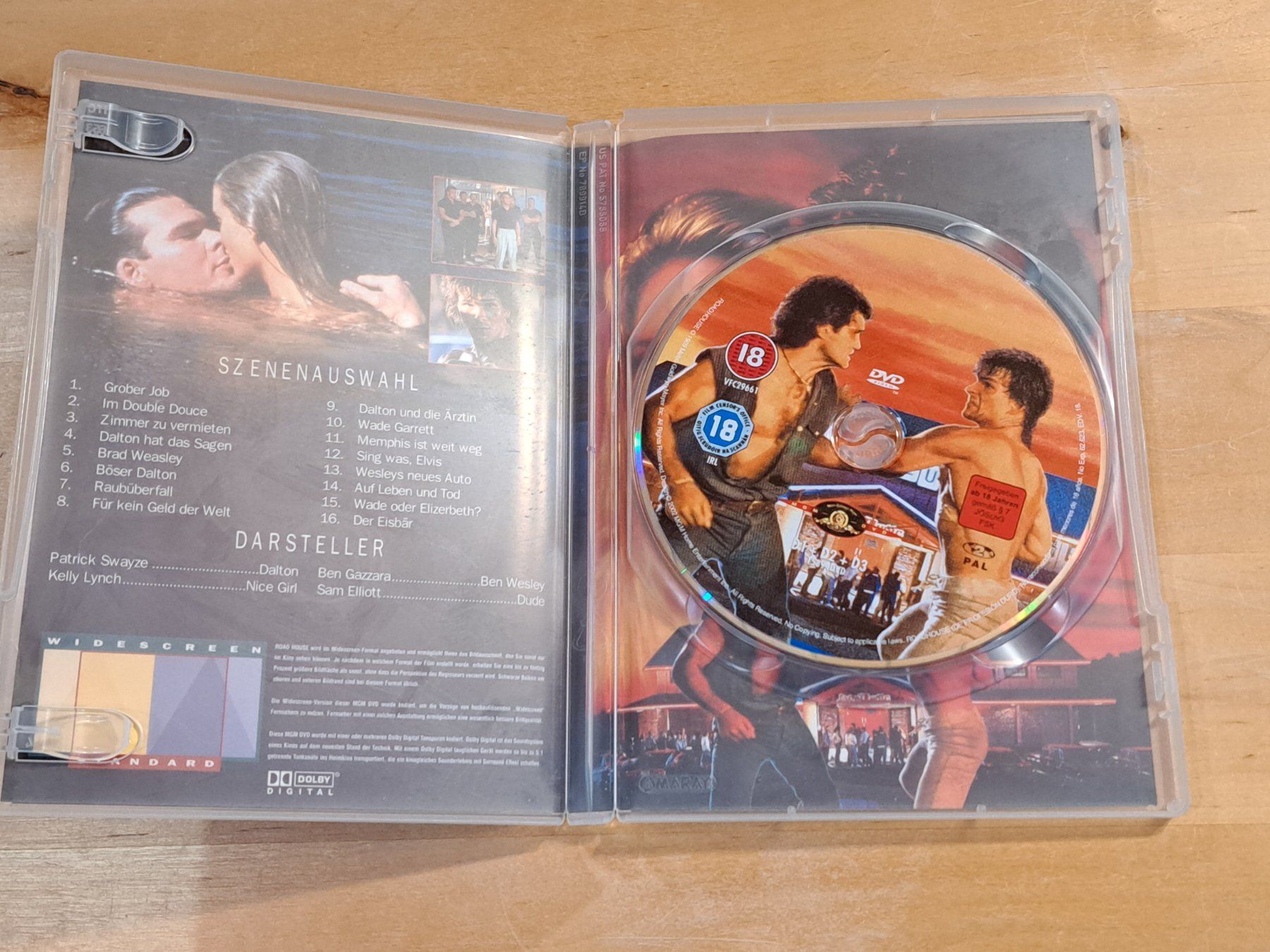 Tutti i DVDs: DVD Road House mit Patrick Swayze, UNCUT – Usato da Unterseen venduto da Kanica 5