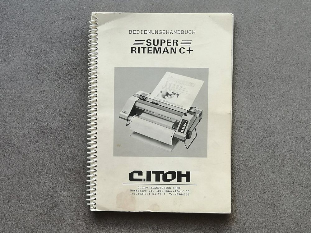 Bedienungs Handbuch Super Riteman C+ (Gebraucht) in Dietwil für CHF 1 ...