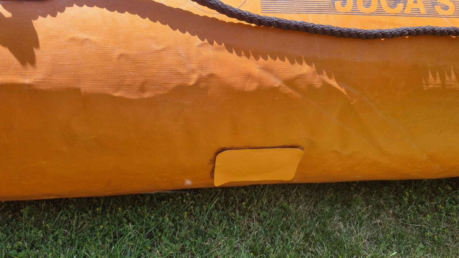 Metzeler Barche: Schlauchboot METZELER JUCA'S orange mit Paddel – Difettoso da Hittnau venduto da starlet 5