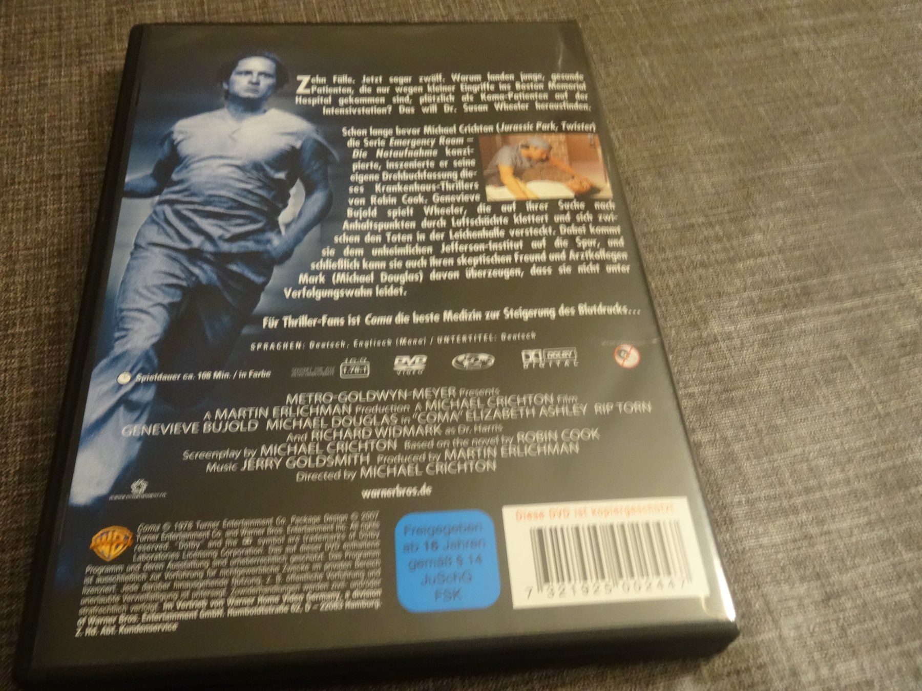 Alle DVDs: DVD Film COMA Michael Crichton Thriller – Gebraucht aus Olten von Disc-Verkauf 2