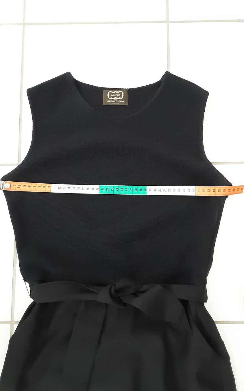Agnona Robes: Robe élégante 38, navy, avec doublure, Agnona – D'occasion à Neuchâtel par Virgule50 8