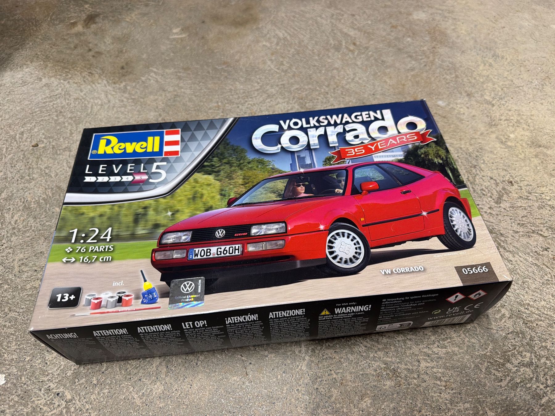 Revell Kit di modellismo & Modellini statici: Revell VW Corrado Neu und ovp. – Usato da Safenwil venduto da ins_6ntm