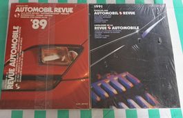 Automobil Revue Kataloge 1989 und 1991 neu 