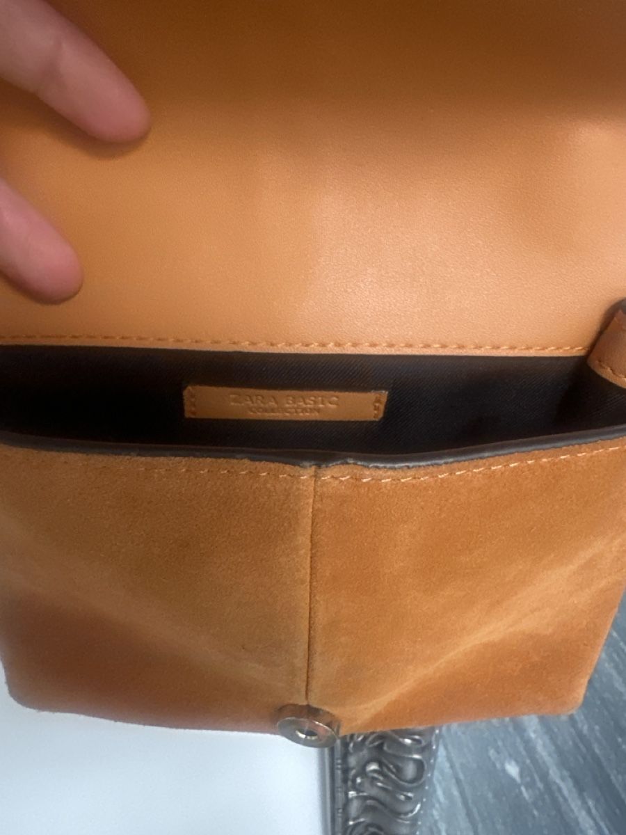 Zara Borse da donna: Zara Basic Shoulder Bag Orange  – Usato da Sementina venduto da NinaDel 2
