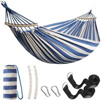 Hängematte 210x150cm für Terrasse Garten Outdoor Camping