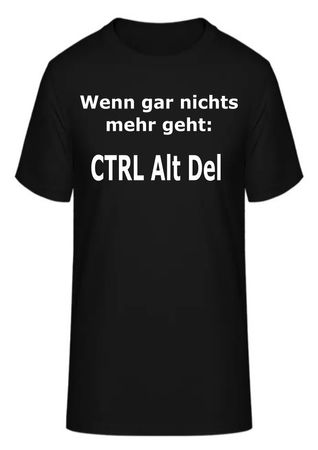 T-Shirt CTRL ALT DEL