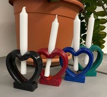Kerzenständer 4 Stück Herz