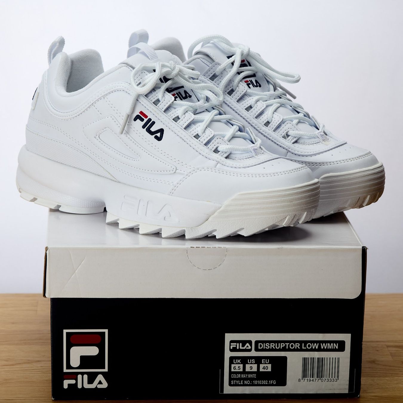 Fila Scarpe da donna: FILA Disruptor white, size 40EU, like new. – Nuovo (secondo la descrizione) da Salgesch venduto da simplytreasured 1