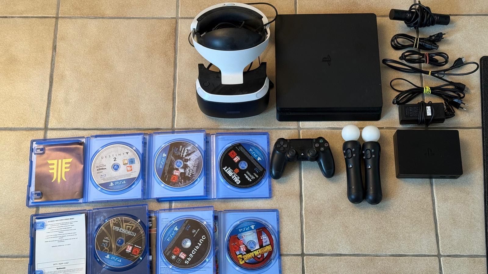 Sony Console: Playstation 4 inkl. 2 Controller / 8 Games / VR – Usato da Nürensdorf venduto da jan_8hzr 1