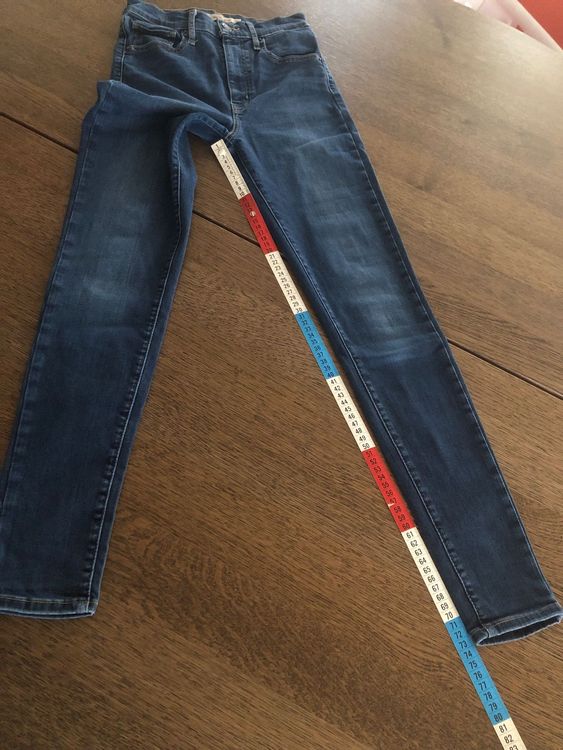 LEVIS Mile High Super Skinny Jeans W27 L30 Dark Blue 9