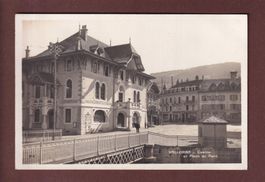 VALLORBE - Casino et place du Pont - 1928