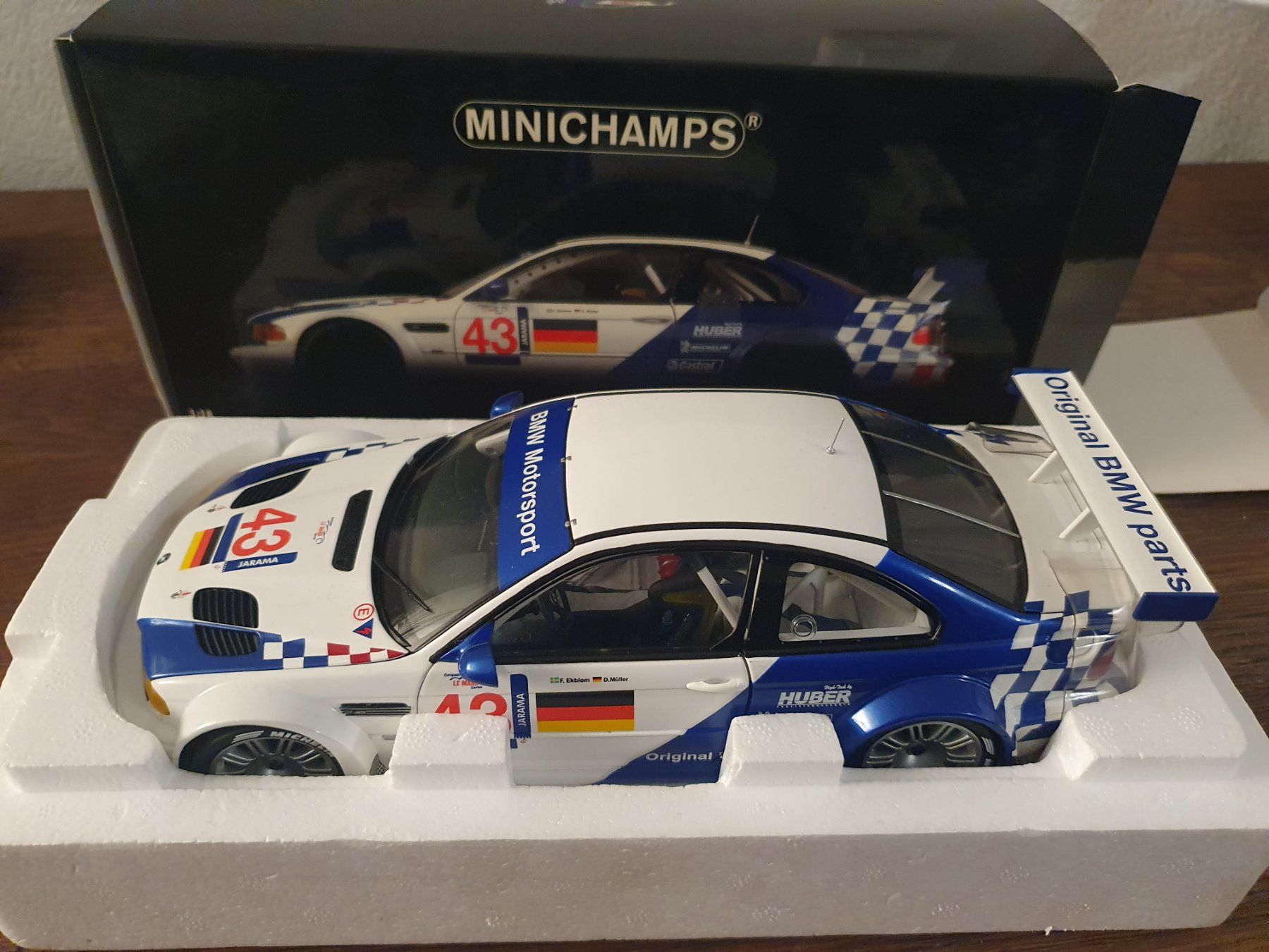 Minichamps Modellautos: BMW M3 E46 ELMS 2021 Minichamps 1/18 – Gebraucht aus Chernex von Manu0128 3