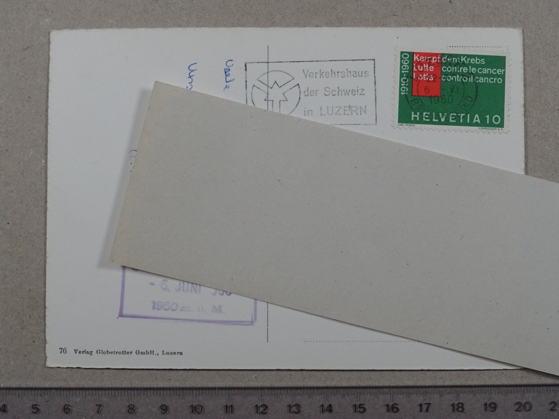 Cartoline postali: Stanserhorn, 1960, Stans – Usato da Lenzburg venduto da fh1 1