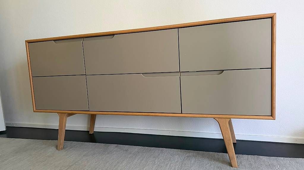 Cassettiere: Sideboard mdf beige/ Eiche massiv – Difettoso da Zürich venduto da sua_8b9h 2
