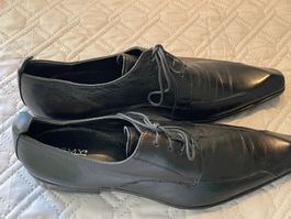 Schwarze Herren Lederschuhe, Grösse 45,Top Zustand!