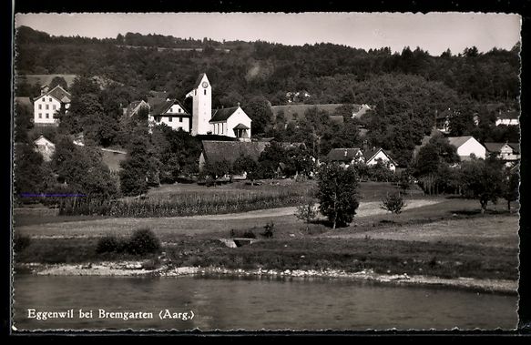 Ansichtskarten: AK Eggenwil, Ortsansicht, 1949 – Gebraucht aus Berlin von bartko-reher