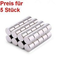 Magnete 5 Stück, 6x4mm