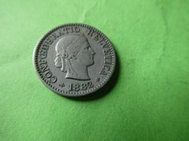Schweiz 1882, 5 Rappen