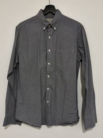J.Crew Slim-Fit Cotton Shirt, Size M, Gingham Pattern