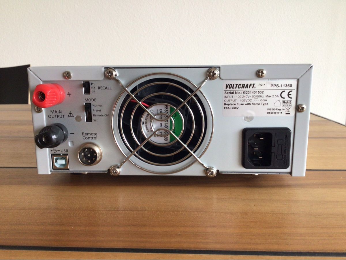 Voltcraft Misurare: Labor-Netzgerät, Voltcraft PPS-11360, Programmierbar – Nuovo e nell'imballaggio originale da Kerzers venduto da ptpablo 1