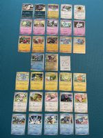 Pokemon Sammelkarten, Set 30 Stk. + 2 Holo von 2024, EN