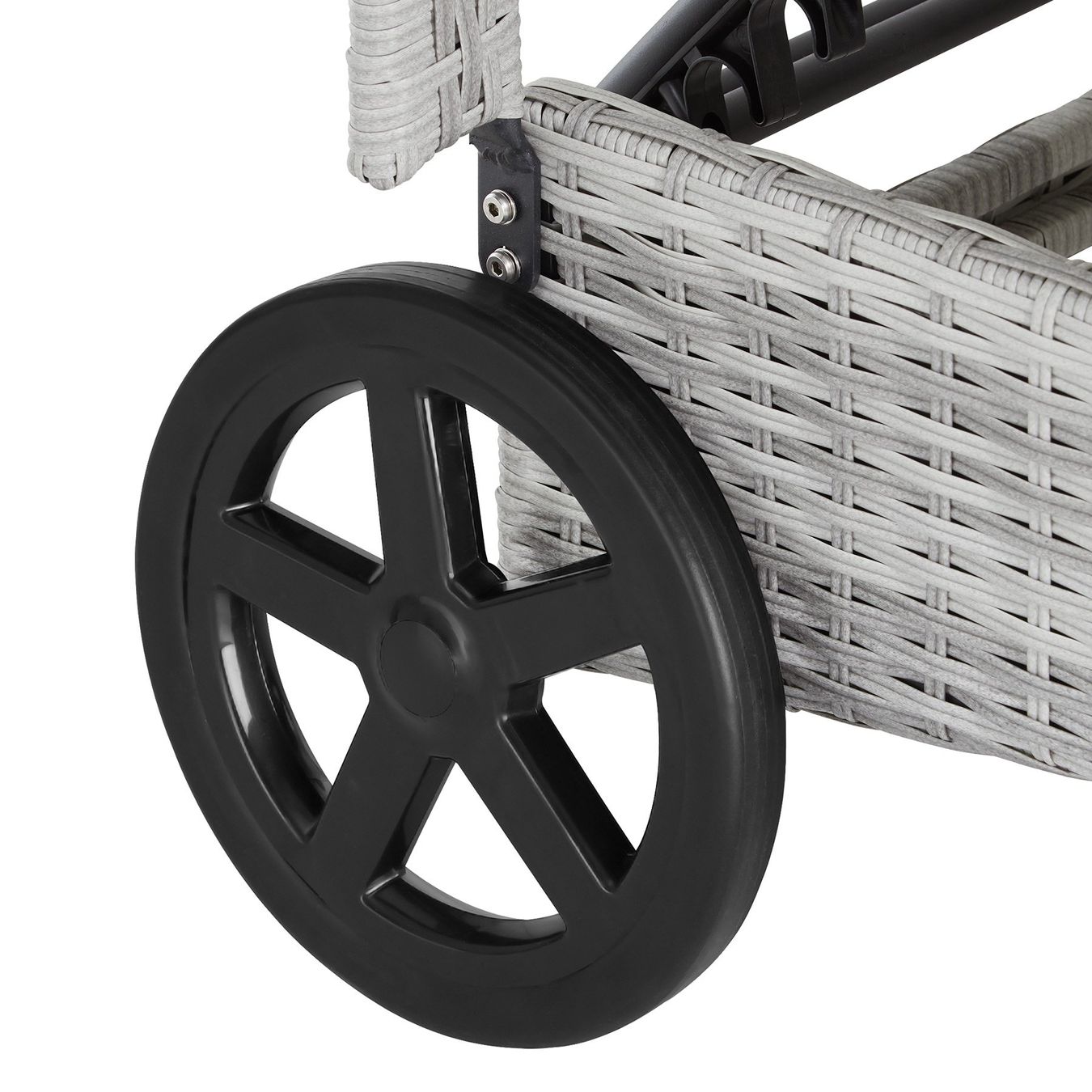 Sedie a sdraio: Aluminium Rattan Sonnenliege Cassis hellgrau – Nuovo (secondo la descrizione) da Murten venduto da Roland.Kemmer.AG 5